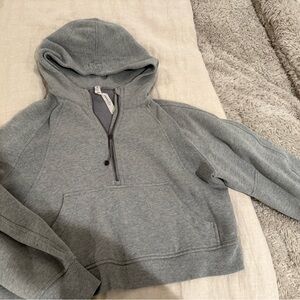 Gray lululemon scuba  Sweatshirt